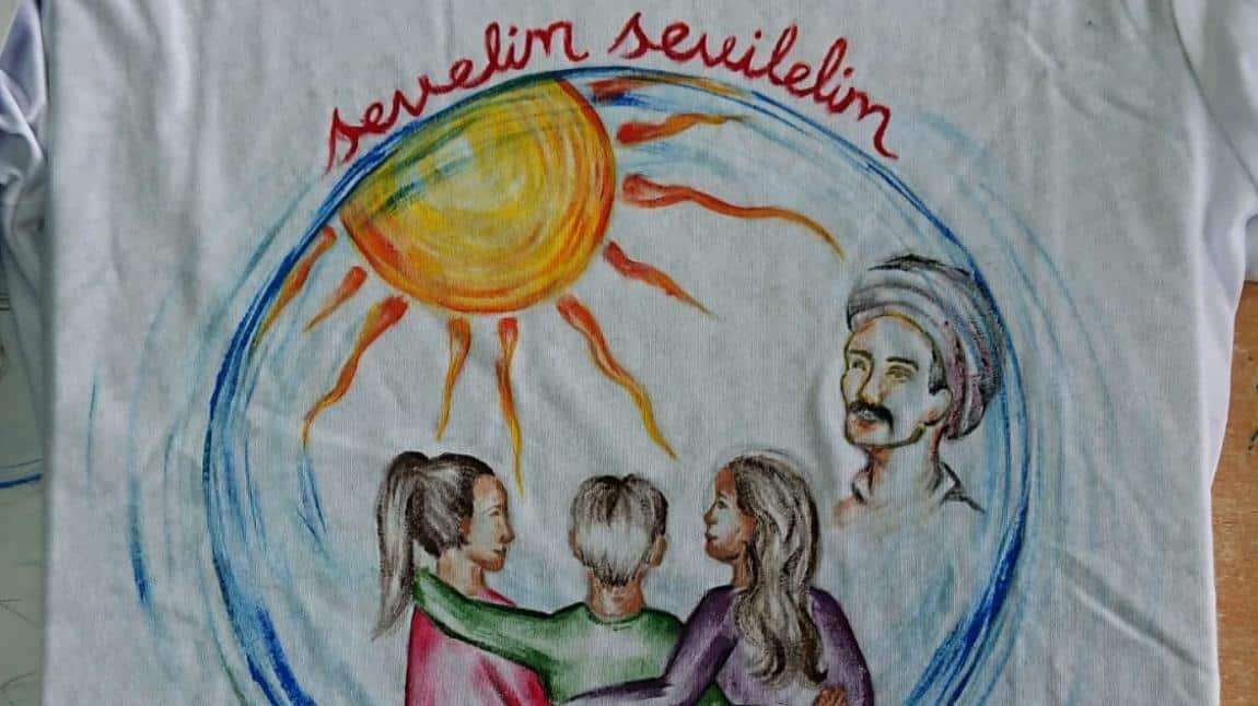 Yunus Emre'nin Türkçesi Tişört Tasarımı Yarışması İkincisi olduk